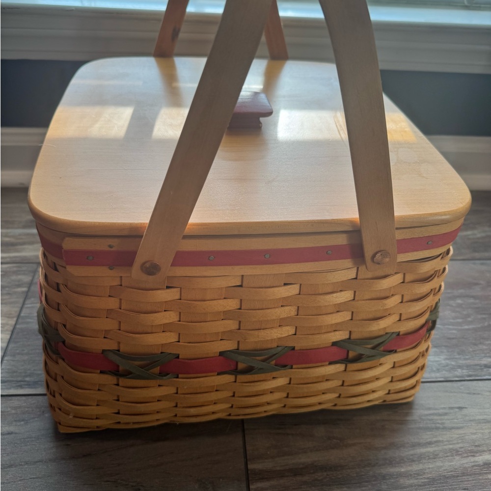 Longaberger 2000 Christmas Deck The Halls Basket Set Receipt & INSERTS LIKE-NEW - Picture 12 of 17